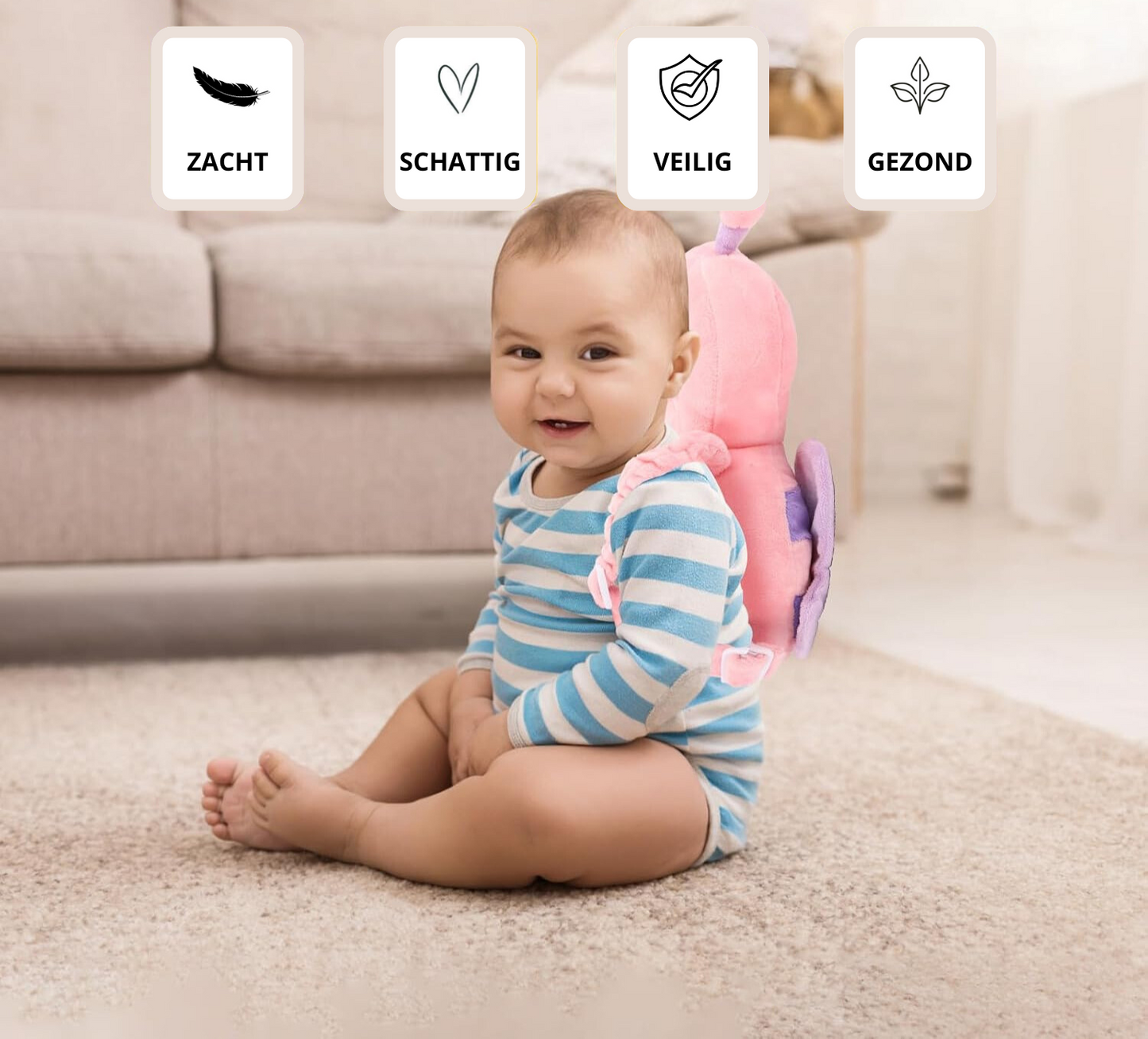 Bescherm je baby met ons schattige hoofdkussen